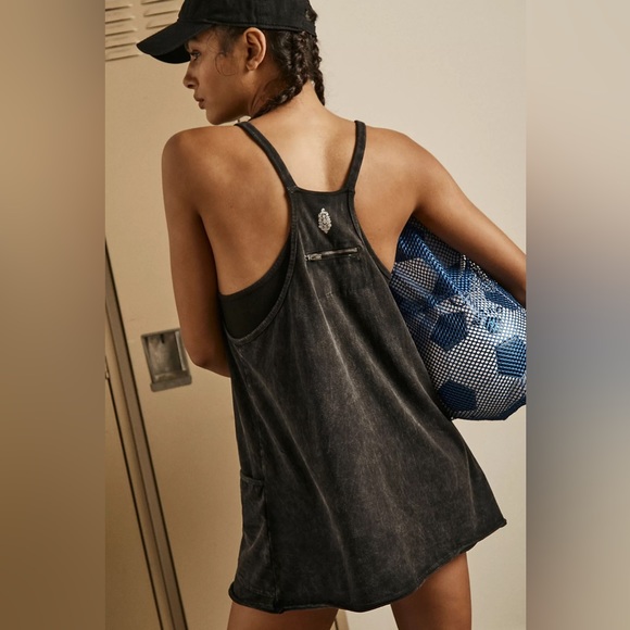 FREE PEOPLE | ✨NEW✨ Hot Shot Mini Dress in Black - Picture 3 of 6